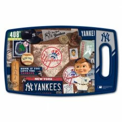 Brand new ๐ MLB New York Yankees Retro Series Polypropyene Cutting Board by YouTheFan โค๏ธ