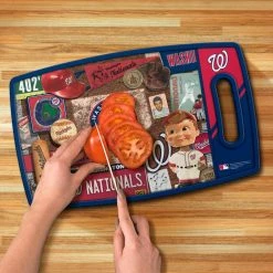 Top 10 😍 MLB Washington Nationals Retro Series Polypropyene Cutting Board by YouTheFan ⌛ -Cutlery Sales team colors youthefan cutting boards 0959908 1f 1000