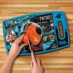 Outlet 🤩 NFL Carolina Panthers Retro Series Polypropyene Cutting Board by YouTheFan 😉 -Cutlery Sales team colors youthefan cutting boards 0959953 1f 1000