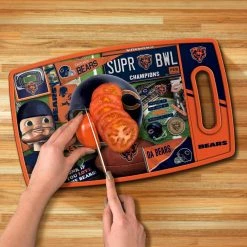 Discount 🤩 NFL Chicago Bears Retro Series Polypropyene Cutting Board by YouTheFan 🧨 -Cutlery Sales team colors youthefan cutting boards 0959960 1f 1000