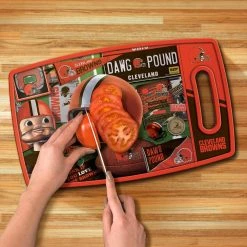 Brand new 🔔 NFL Cleveland Browns Retro Series Polypropyene Cutting Board by YouTheFan ✔️ -Cutlery Sales team colors youthefan cutting boards 0959984 1f 1000