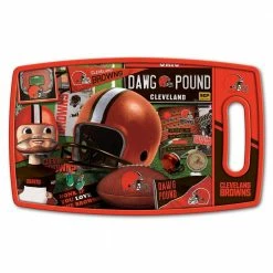 Brand new 🔔 NFL Cleveland Browns Retro Series Polypropyene Cutting Board by YouTheFan ✔️