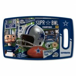 Cheap ✔️ NFL Dallas Cowboys Retro Series Polypropyene Cutting Board by YouTheFan ✨