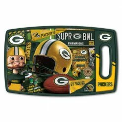 Deals ⭐ NFL Green Bay Packers Retro Series Polypropyene Cutting Board by YouTheFan 💯