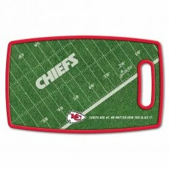 Wholesale 🎉 NFL Kansas City Chiefs Retro Series Polypropyene Cutting Board by YouTheFan 🎉 -Cutlery Sales team colors youthefan cutting boards 2500072 4f 1000