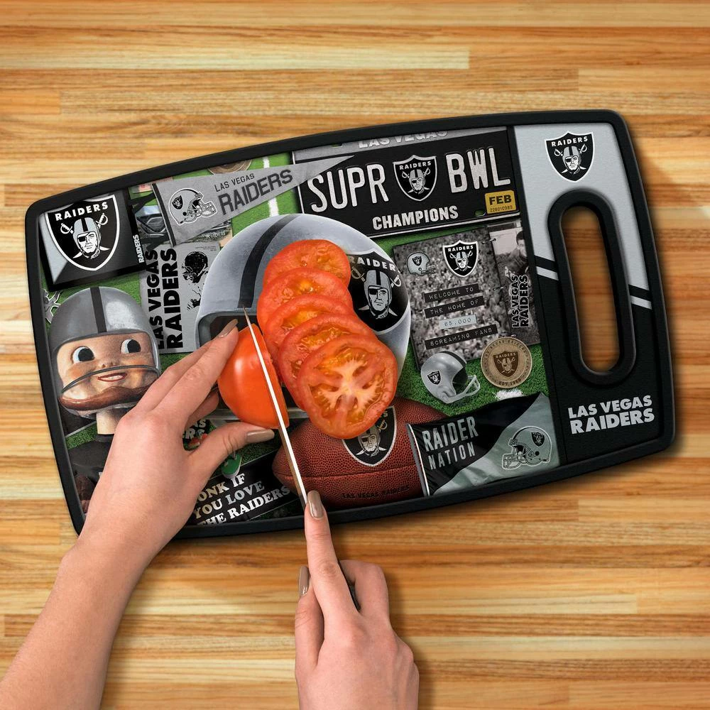 Coupon ✨ NFL Las Vegas Raiders Retro Series Polypropyene Cutting Board by YouTheFan ❤️ 6 Coupon ✨ NFL Las Vegas Raiders Retro Series Polypropyene Cutting Board by YouTheFan ❤️ - Image 4