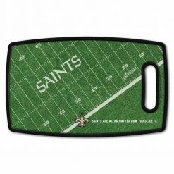 Flash Sale 🔥 NFL New Orleans Saints Retro Series Polypropyene Cutting Board by YouTheFan 🔔 -Cutlery Sales team colors youthefan cutting boards 2500140 4f 1000