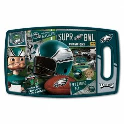 Deals 😀 NFL Philadelphia Eagles Retro Series Polypropyene Cutting Board by YouTheFan 🔔