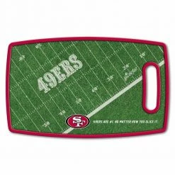 Best deal 💯 NFL San Francisco 49ers Retro Series Polypropyene Cutting Board by YouTheFan 👏 -Cutlery Sales team colors youthefan cutting boards 2500195 4f 1000
