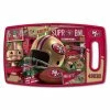 Best deal 💯 NFL San Francisco 49ers Retro Series Polypropyene Cutting Board by YouTheFan 👏 -Cutlery Sales team colors youthefan cutting boards 2500195 64 1000