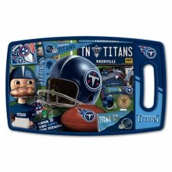 Budget ๐ NFL Tennessee Titans Retro Series Polypropyene Cutting Board by YouTheFan โจ