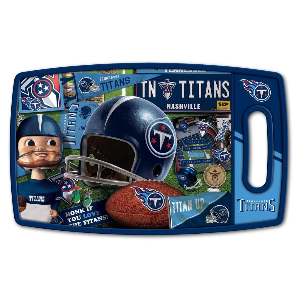 Budget 😉 NFL Tennessee Titans Retro Series Polypropyene Cutting Board by YouTheFan ✨ 3 Budget 😉 NFL Tennessee Titans Retro Series Polypropyene Cutting Board by YouTheFan ✨