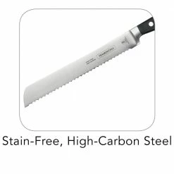 Deals 😍 Gourmet Professional Series 8 in. Bread Knife by Tramontina ⭐ -Cutlery Sales tramontina bread knives c 409 08ds c3 1000