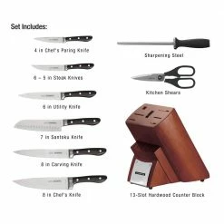 Best deal 👏 Gourmet 14-Piece Knife Set by Tramontina 💯 -Cutlery Sales tramontina knife sets 80008 547ds a0 1000