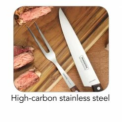 Discount ✔️ Churrasco 2-Piece Carving Set and Cutting Board (2-Pack) by Tramontina 👏 -Cutlery Sales tramontina knife sets 80015 006ds 1f 1000