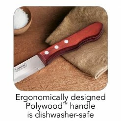 Best deal 🎉 Porterhouse 5-Piece Steak Knife Set with Hardwood Counter Block by Tramontina 😀 -Cutlery Sales tramontina knife sets m 501 05ds c3 1000