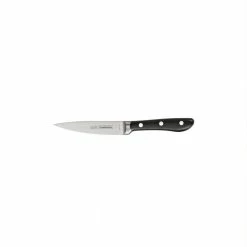 Best Pirce ๐ 4 in High Carbon Stell Full Tang hand-honed blade fine edge Paring Knife with black polycarbonate handle by Tramontina ๐