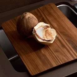 Best Pirce ✔️ Performa 18.8 in. x 13.4 in. Rectangular Wood Cutting Board by Blanco 💯 -Cutlery Sales walnut blanco cutting boards 227346 40 1000