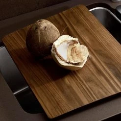 Best Pirce ✔️ Performa 18.8 in. x 13.4 in. Rectangular Wood Cutting Board by Blanco 💯 -Cutlery Sales walnut blanco cutting boards 227346 c3 1000