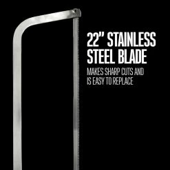 Promo ๐ 22 in. Stainless-Steel Butcher Meat Saw by Weston ๐งจ 15 Promo ๐ 22 in. Stainless-Steel Butcher Meat Saw by Weston ๐งจ -Cutlery Sales weston specialty knives 47 2201 44 1000