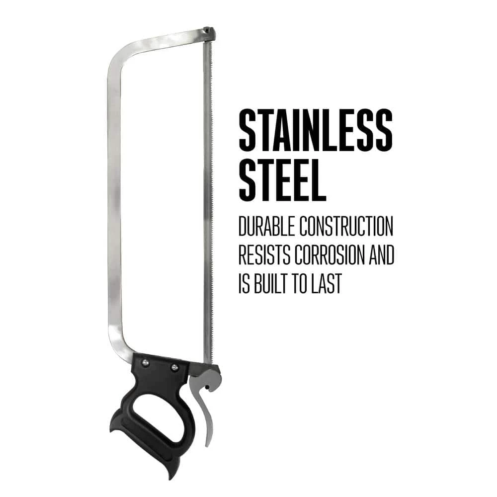 Promo ๐ 22 in. Stainless-Steel Butcher Meat Saw by Weston ๐งจ 6 Promo ๐ 22 in. Stainless-Steel Butcher Meat Saw by Weston ๐งจ - Image 4