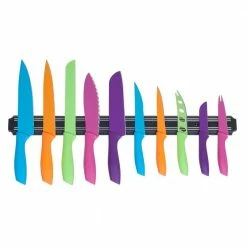 Promo 🛒 10-Piece Stainless Steel Multi Colored Knife Set by Whetstone 🤩 -Cutlery Sales whetstone knife sets 25 10mkb 4f 1000