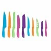 Promo 🛒 10-Piece Stainless Steel Multi Colored Knife Set by Whetstone 🤩 -Cutlery Sales whetstone knife sets 25 10mkb 64 1000