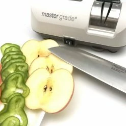 Cheap 💯 Alpine Select 240-Grit Synthetic Electric Knife Sharpener by Master Grade 😀 -Cutlery Sales white master grade electric knife sharpeners mg 3002 bg 31 1000