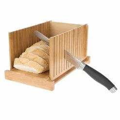 Budget 🥰 Adjustable Bamboo Knife Guide and Board for Bread Cutting by Classic Cuisine ⌛