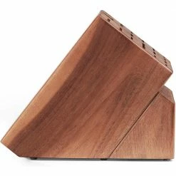 Coupon 😉 25-Slots Acacia Wood Knife Storage Block by Cooks Standard 👍 -Cutlery Sales wood cooks standard knife blocks storage 02706 4f 1000