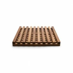 Hot Sale 🥰 9 in. x 9 in. Square Wood Acacia Trivet Cutting Board by Ironwood 🔔 -Cutlery Sales wood ironwood cutting boards 28636 1f 1000