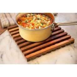 Hot Sale 🥰 9 in. x 9 in. Square Wood Acacia Trivet Cutting Board by Ironwood 🔔 -Cutlery Sales wood ironwood cutting boards 28636 31 1000